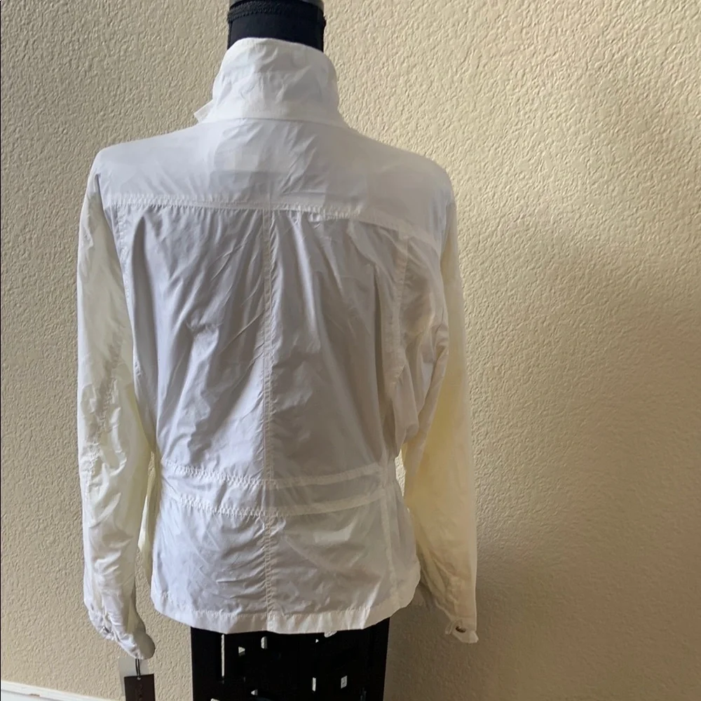 NWT Marc New York White Water Resistant Cinch Waist Utility Jacket L